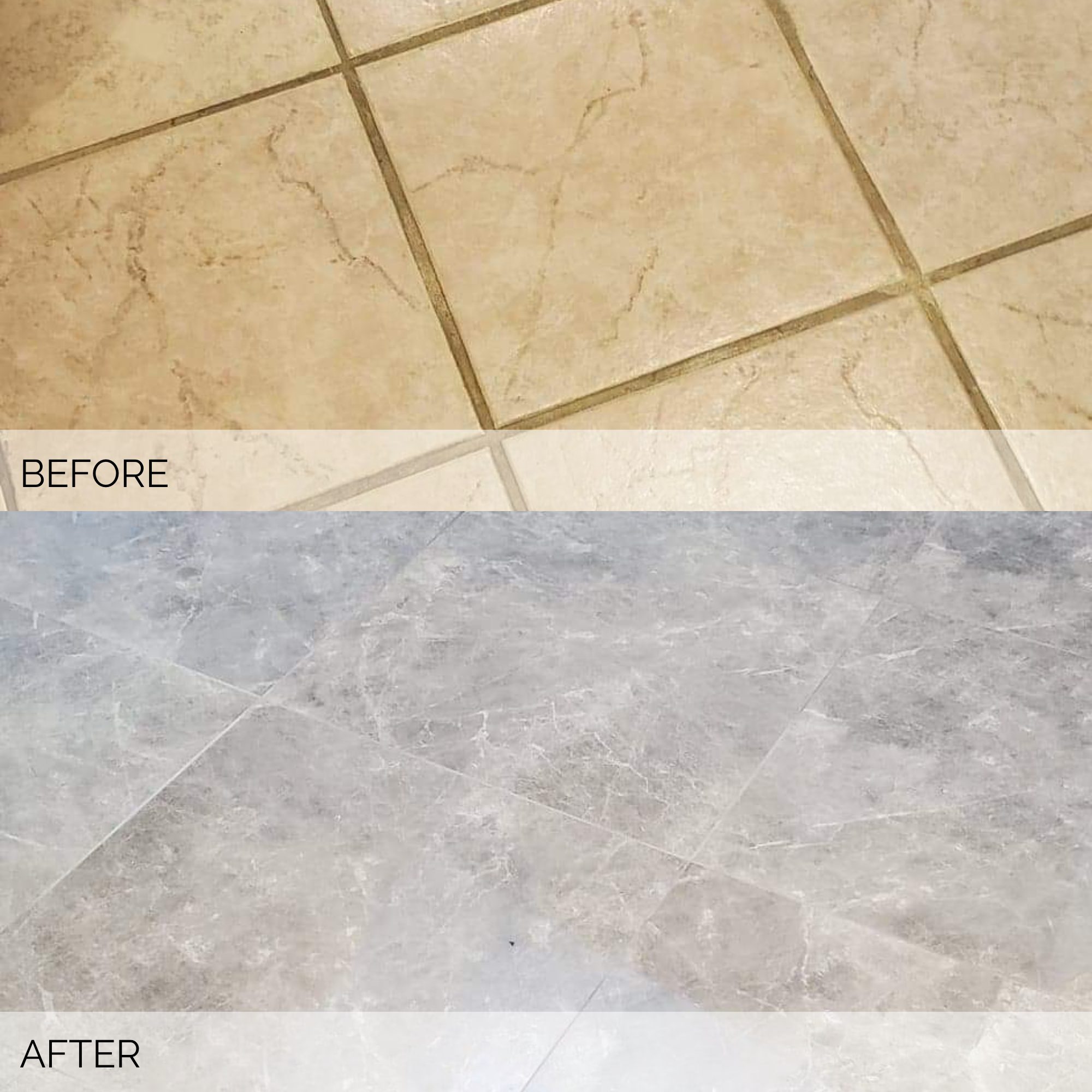 Residential Kitchen Remodel, Before/After Kitchen Tile