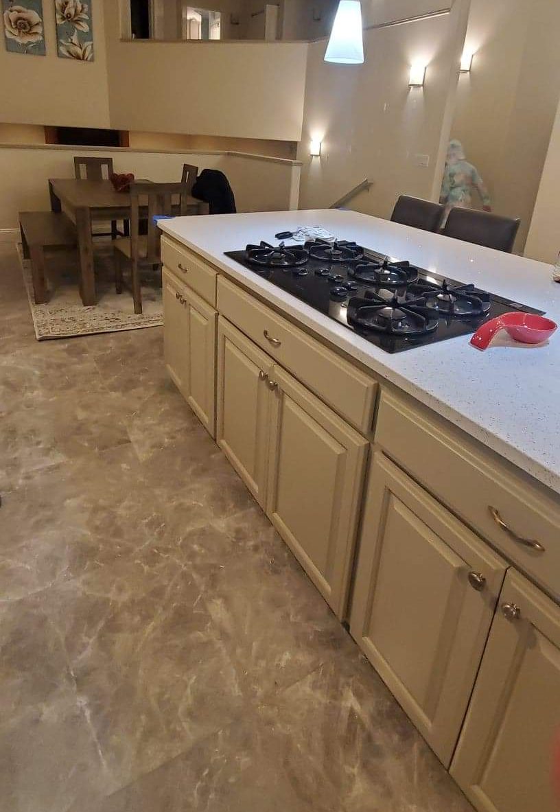 Residential Kitchen Remodel, Before/After Kitchen countertops